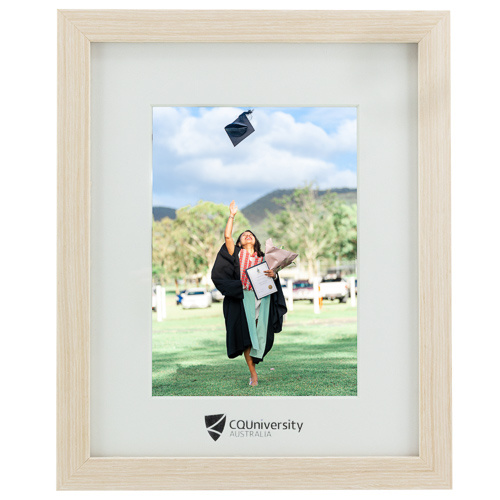 CQU Polar Birch Photo Frame ( 8 x 10" frame for 5 x 7" photos )