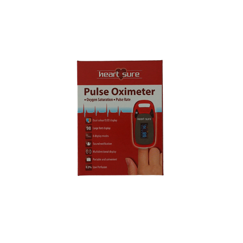 Pulse Oximeter ( Red ) A320 Heartsure