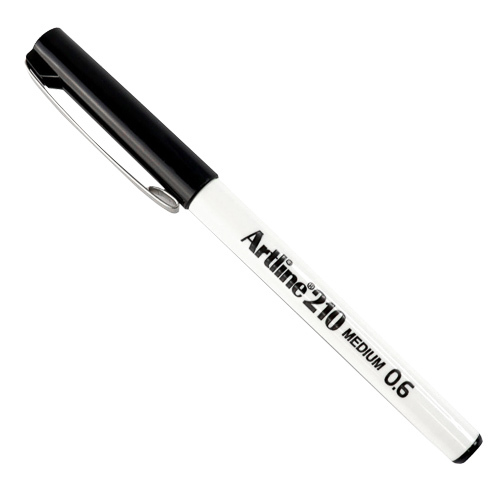 Artline 210 Fineliner Pen ( 0.6mm - Black )
