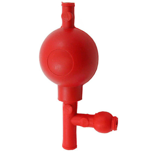 Pipette Filler ( Rubber - Heavy Duty - Red )