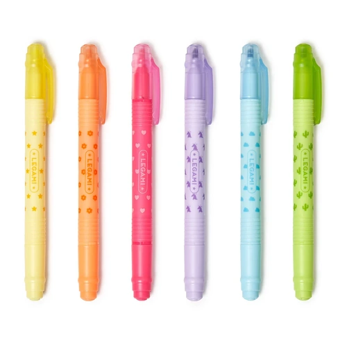 Legami Erasable Highlighters ( Pack of 6 )