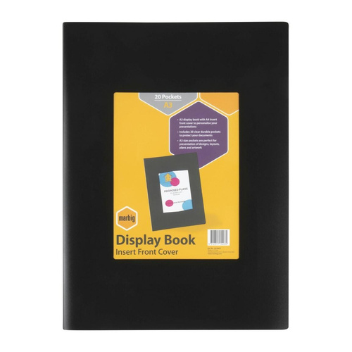 Display Book ( A3 Non Refillable - Black )