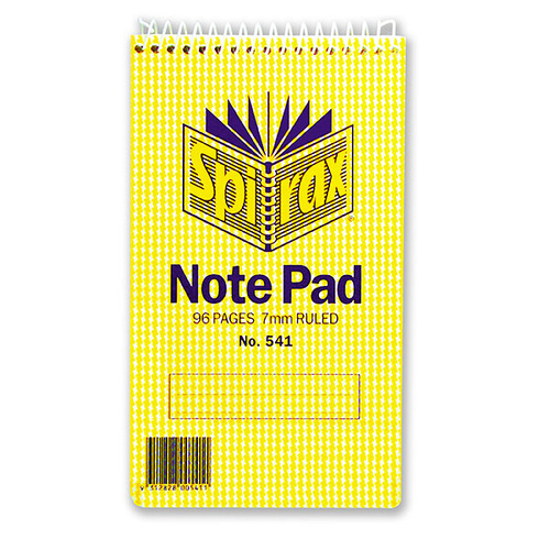 Spirax Notebook No. 541 ( 96 pages - 7mm )