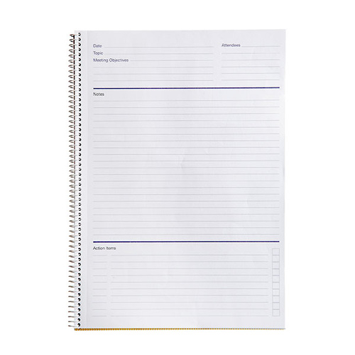 Spirax Meeting Book A4 - 140pg