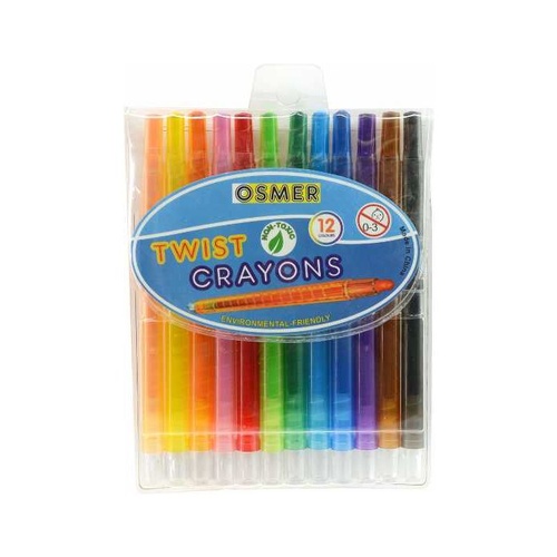 Osmer Twist Jumbo Crayons 12 Pack