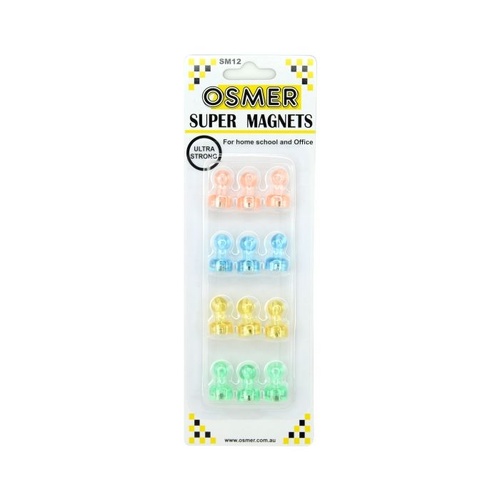 Osmer Super Strong Magnets ( 12 Pack )
