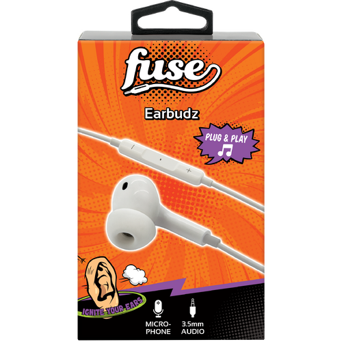 Earbudz ( Earbud Headphones - White )