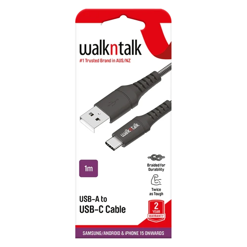 Premium Charge and Sync Cable ( 1m - USB-C - Black )