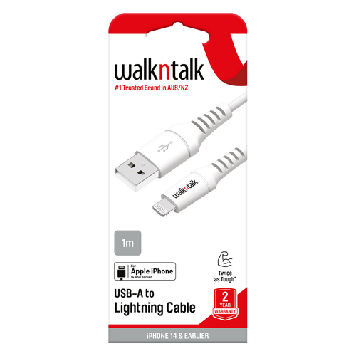 Charge & Sync Cable ( Lightning - White - 1m )