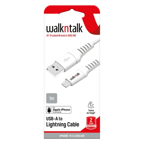 Charge & Sync Cable ( Lightning - White - 1m )