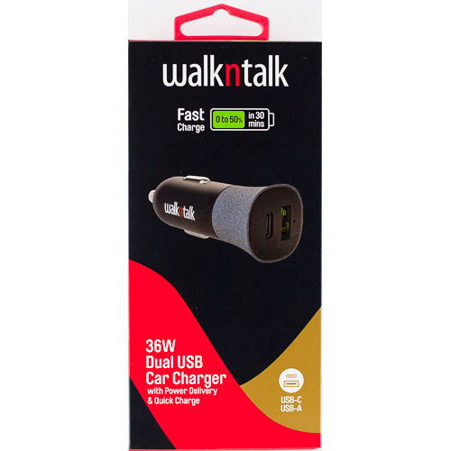 Dual USB Car Charger ( Fast Charge )