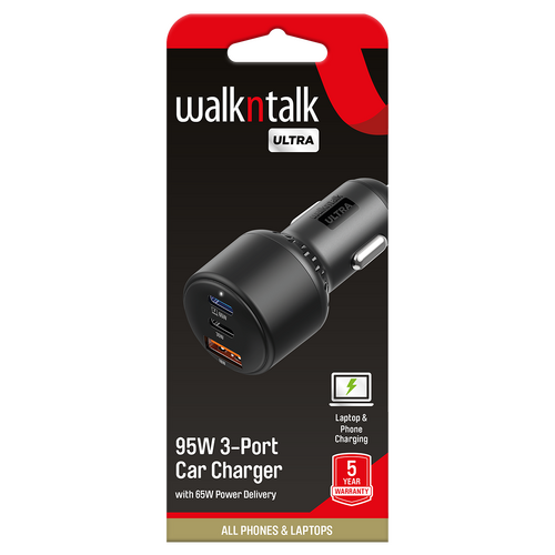 95W 3-Port Car Charger