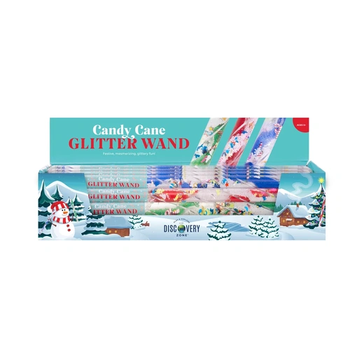 Candy Cane Glitter Wand