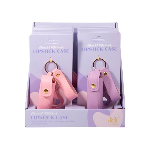 Lipstick Case with Heart Mirror