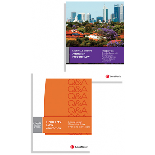 Sackville & Neave Australian Property Law + LexisNexis Questions and Answers - Property Law