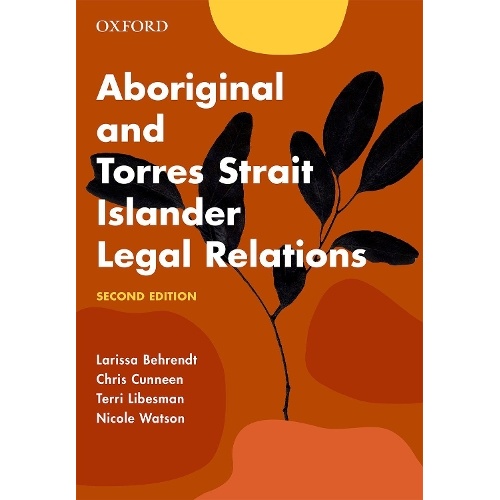 Aboriginal and Torres Strait Islander Legal Relations
