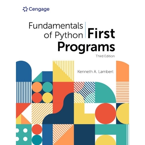 Fundamentals of Python: First Programs