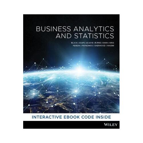 Business Analytics and Statistics ( Textbook + eBook )