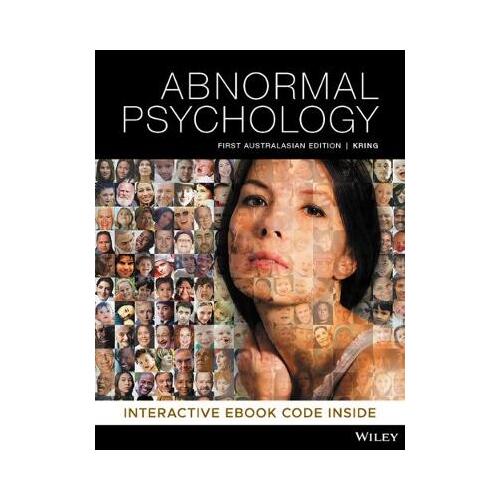 Abnormal Psychology ( First Australian Edition )
