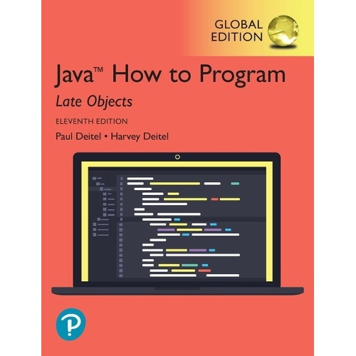 Java How to Program, Late Objects, Global Edition