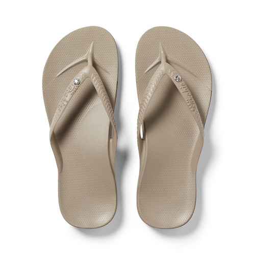 Archies Thongs (Crystal Taupe)