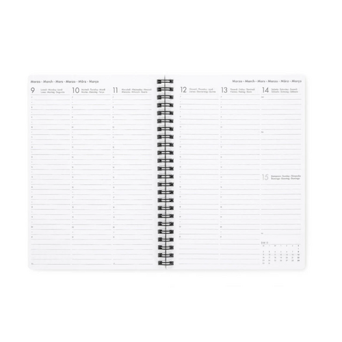 2026 Legami Diary ( 12-Month Large Weekly Spiral-Bound )