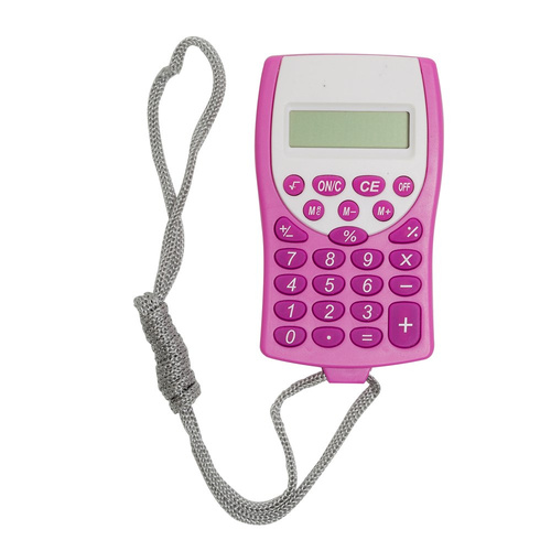 Pocket Calculator with Lanyard