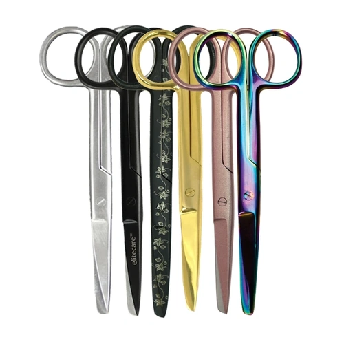 Straight Scissors ( Metallic )